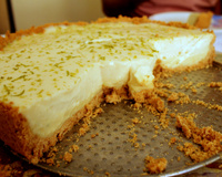 Torta de limão com biscoito Maria