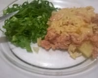 Arroz com linguicinha