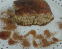 Bolo de banana com aveia