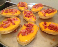 Batata recheada canoa