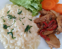 Risoto de limão siciliano ( Chef Pedro Cassiano )