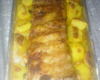 Costelinha de Porco com Molho Barbecue