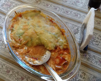 Lasanha de abobrinha light