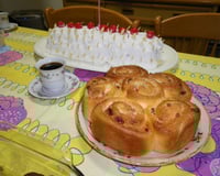 Rosca caracol de coco