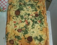 Torta de linguiça toscana