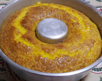 Bolo de laranja super fofo e molhadinho