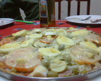 Massa caseira para pizza