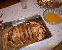 Lombo assado ao molho de laranja