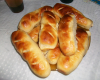 Pão de leite com salsicha