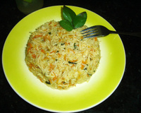 Risoto de frango ao basílico