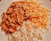 Estrogonofe de carne simples