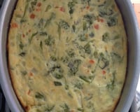 Souflé de legumes delicioso