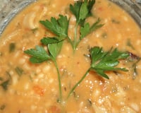 Dobradinha com feijão branco