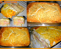 Lanche de forno delicioso