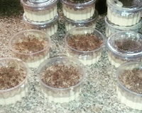 Mousse delicioso de maracujá com chocolate