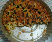 Suflê de cenoura e chuchu