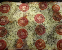 Pizza de pão de fôrma