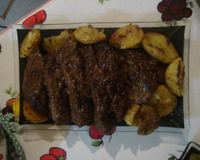 Picanha na mostarda e sal grosso