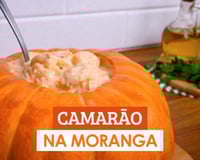 Camarão na moranga