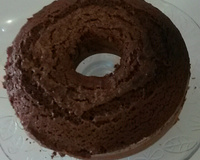 Bolo de chocolate integral com cobertura