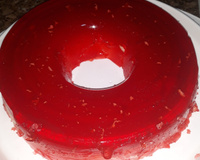 Gelatina recheada fácil e prática