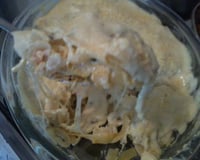 Macarrão de queijo com molho branco