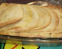 Torta de espinafre com massa de pastel