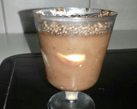 Pavê de chocolate com bolacha maisena