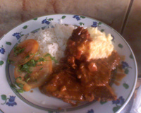 Carne com cerveja preta