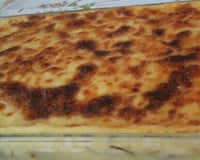 Escondidinho de carne de sol com batata e creme com requeijão.