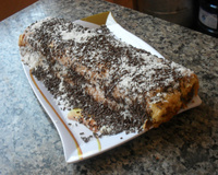 Rocambole de brigadeiro