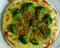 Pizza de brócolis