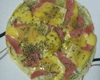 Pizza fáci e rápida de crepioca