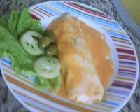 Panqueca de frango diferente