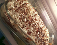 Pavê de morango com chocolate