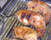 Coxa de frango recheada da Dona Maria