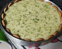 Torta de limão com chocolate branco