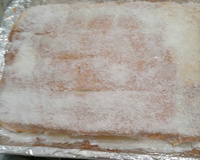 Bolo toalha felpuda de liquidificador