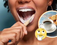 O certo é escovar os dentes antes ou depois da primeira refeição do dia?