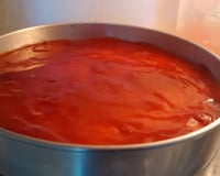 Torta mousse de goiaba