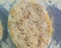 Macarrão com molho 4 queijos