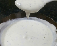 Molho de creme de leite, iogurte e limão