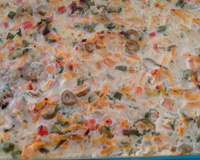 Truta ao forno com molho de creme de leite