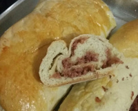 Pão de liquidificador recheado