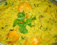 Risoto de camarão especial