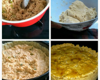 Torta de palmito com massa podre