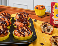 Pão de Muffin com Chocolate