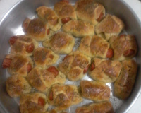 Enroladinho de salsicha