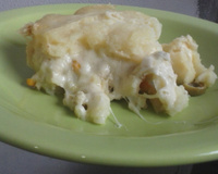 Escondidinho de frango cremoso