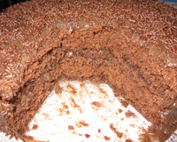 Bolo de chocolate delicioso